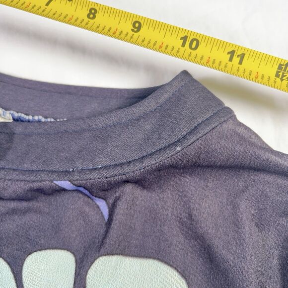 Vintage 1970s Gottex Maxi Dress Swim Cover Caftan Flowey Boho Blue Floral Medium - Picture 7 of 16